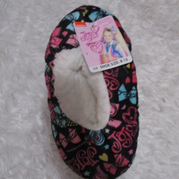 Jojo Siwa Girls Slipper Socks Sizes S/M 8-13 - Picture 2 of 5